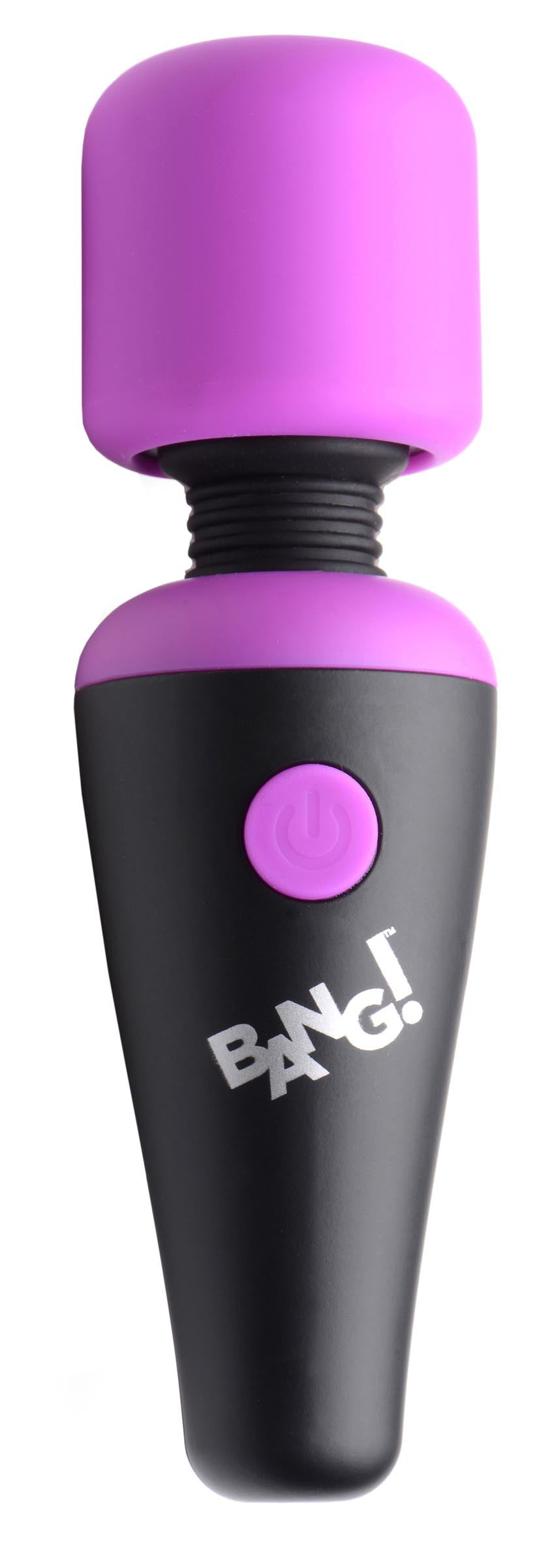 Bang - 10x Vibrating Mini Silicone Wand - Pink/Purple